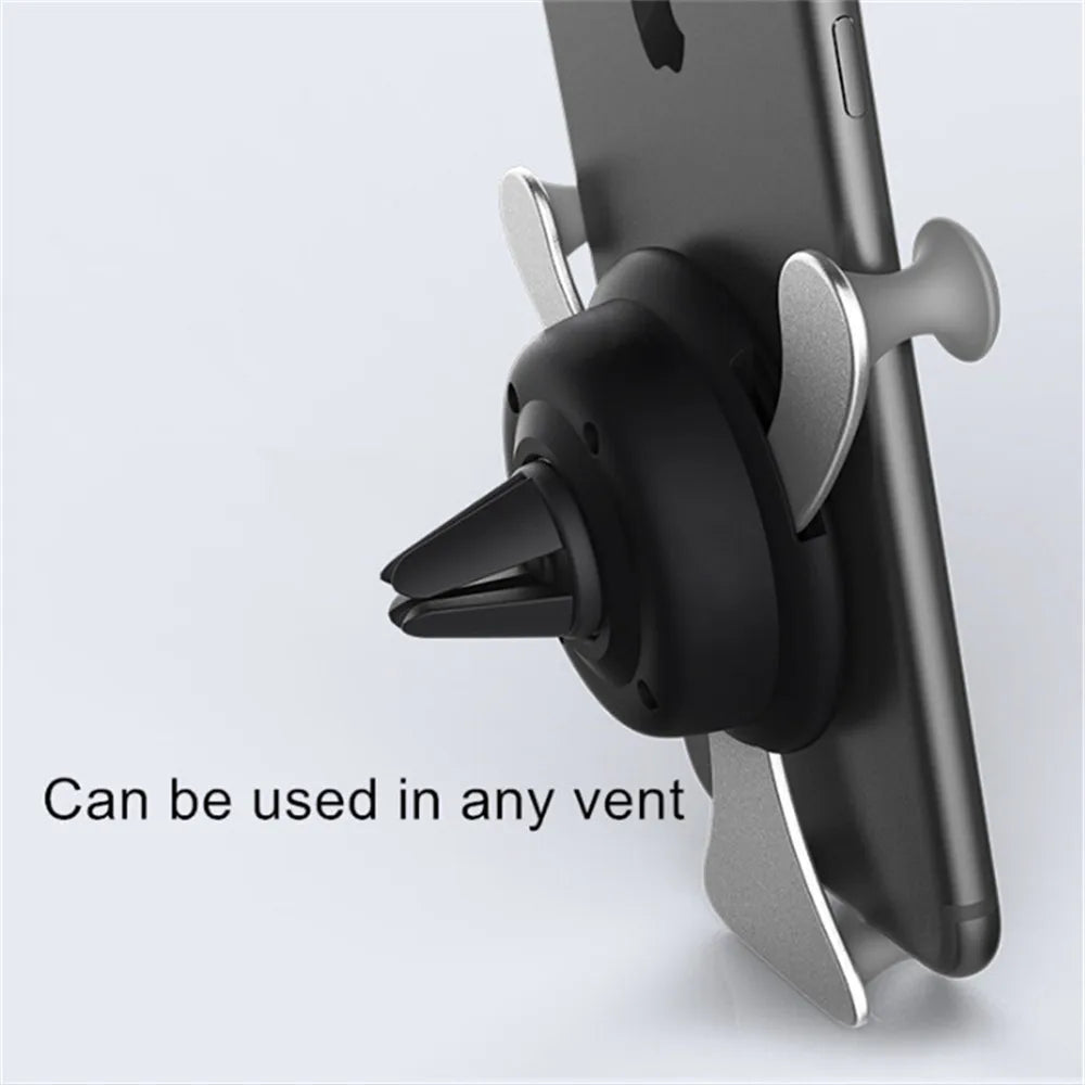 Gravity Car Phone Holder Air Vent Clip | iPhone & Samsung