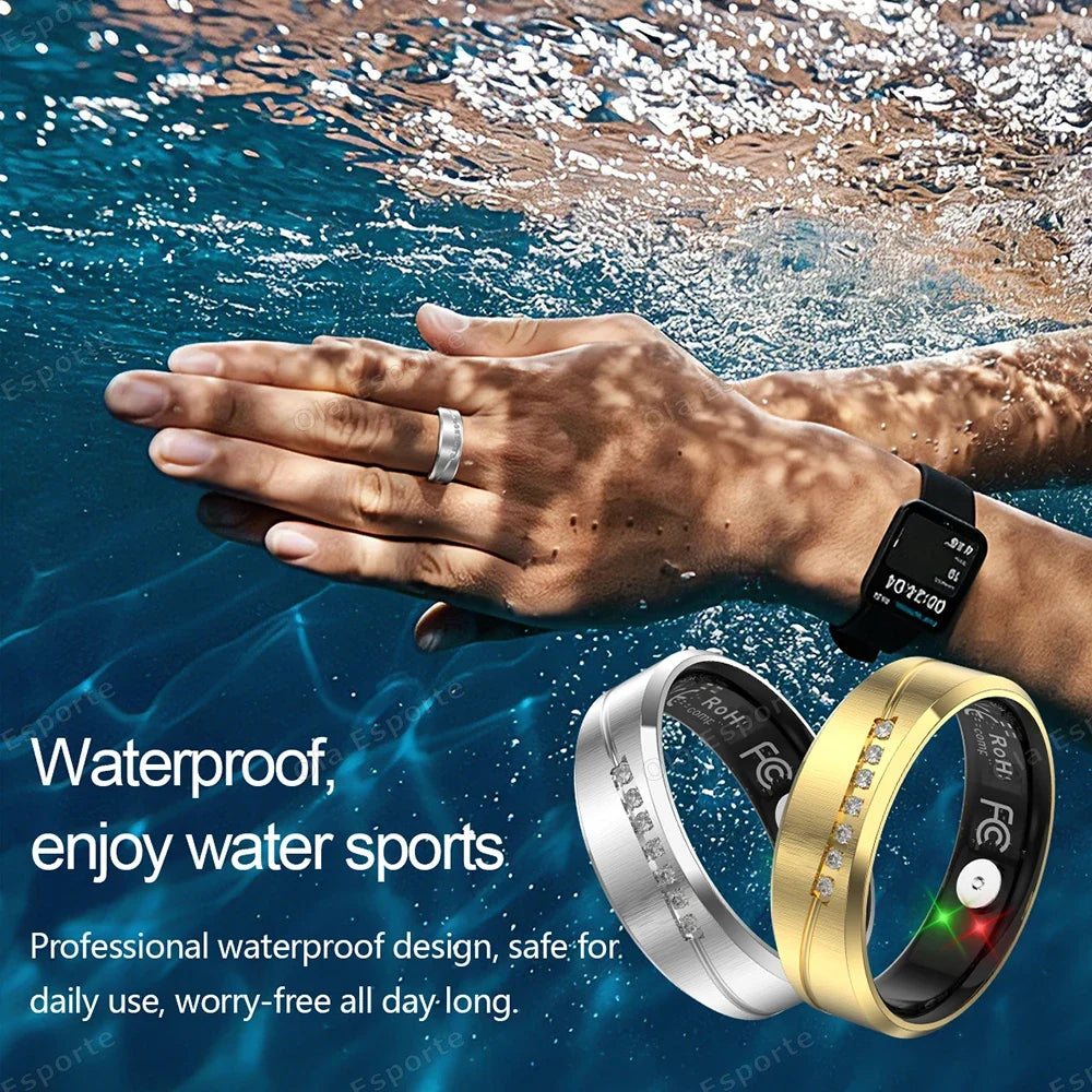 Smart Ring – Heart Rate, Sleep & Activity Tracker | Waterproof