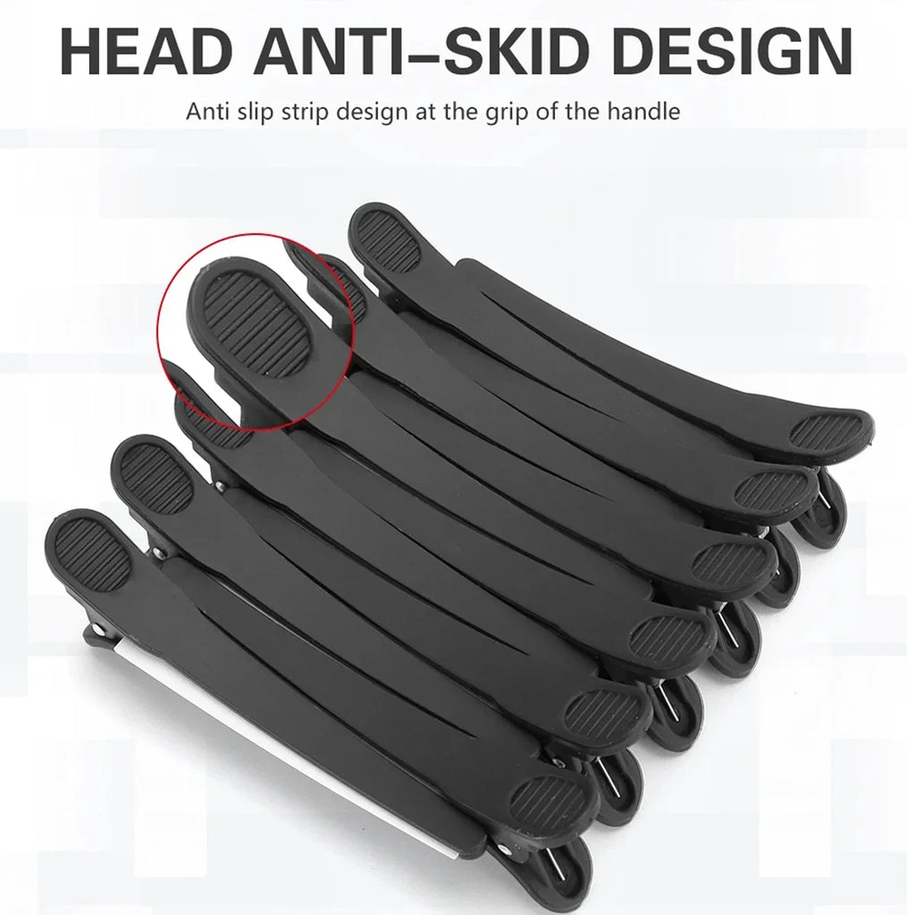 12-Piece Pro Hair Sectioning Clips – Barber & Salon Styling