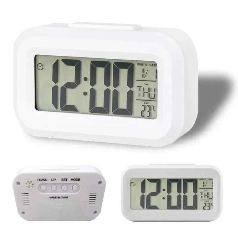 LED Digital Alarm Clock | Calendar, Temperature & Backlight