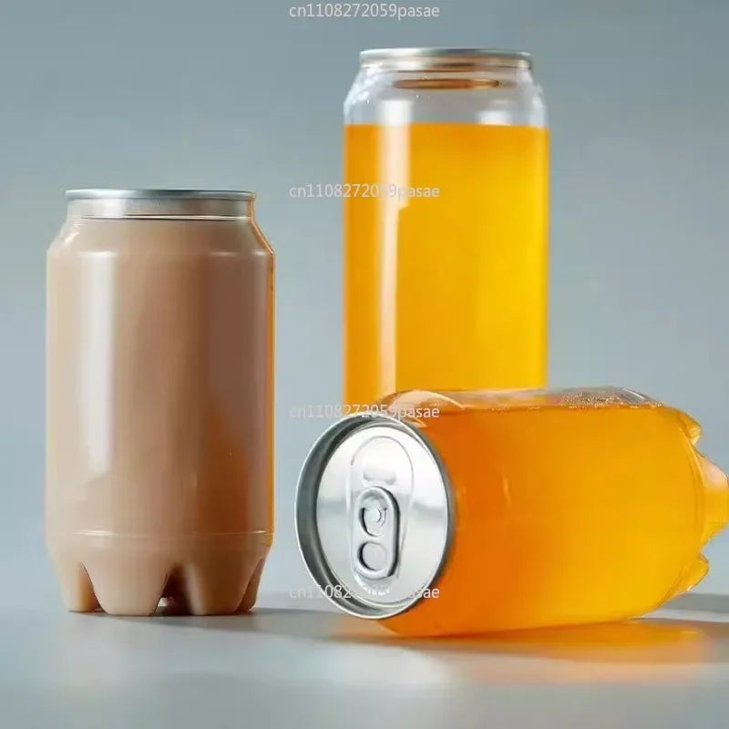 Sealed Stainless Steel Beverage Can with Lid – Milk Tea & Coffee