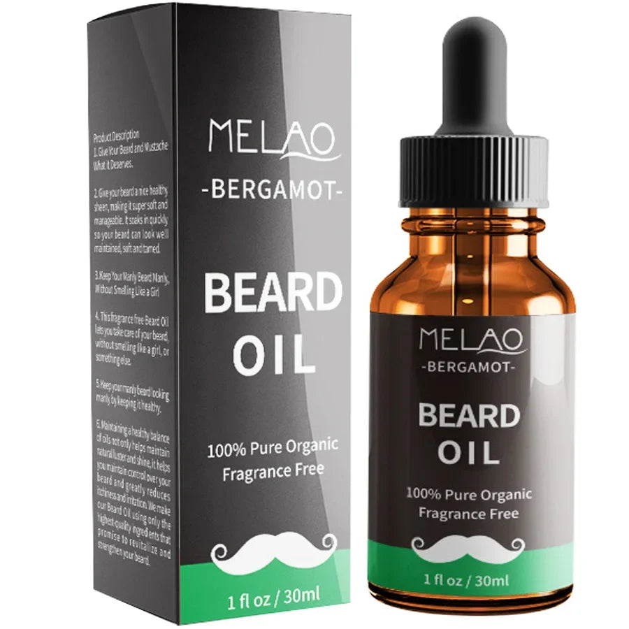 Beard Growth Oil Serum Men Grooming Soften Strengthen Styling Care