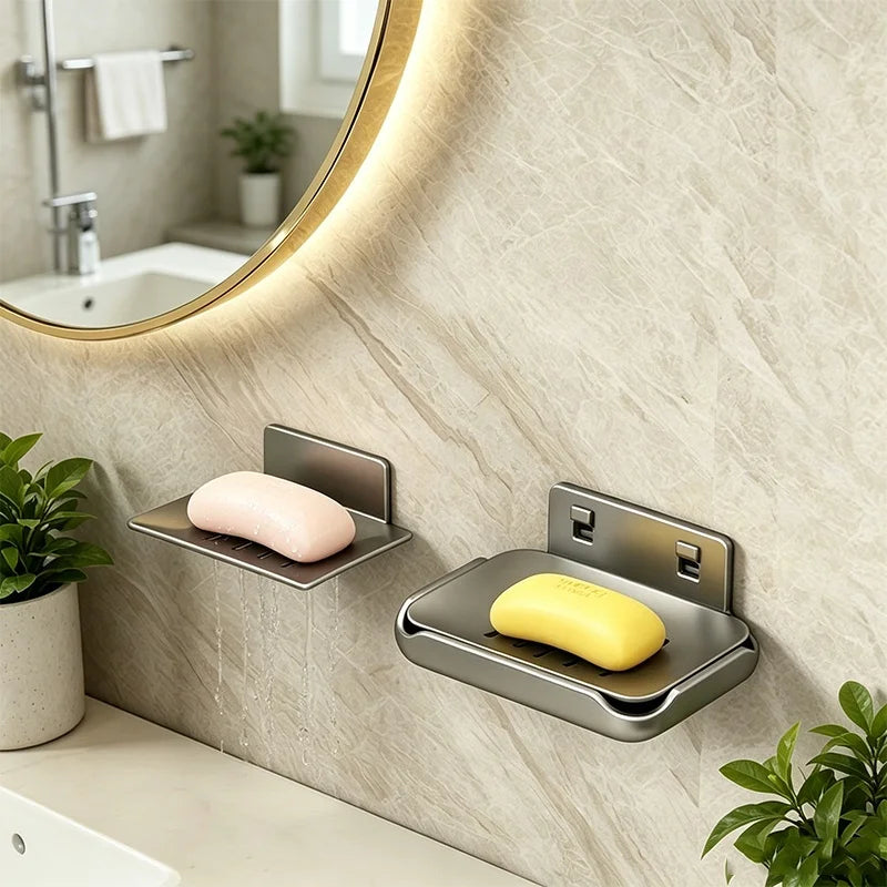 Bathroom Corner Shelf – Punch-Free Wall Mount Shower Organizer