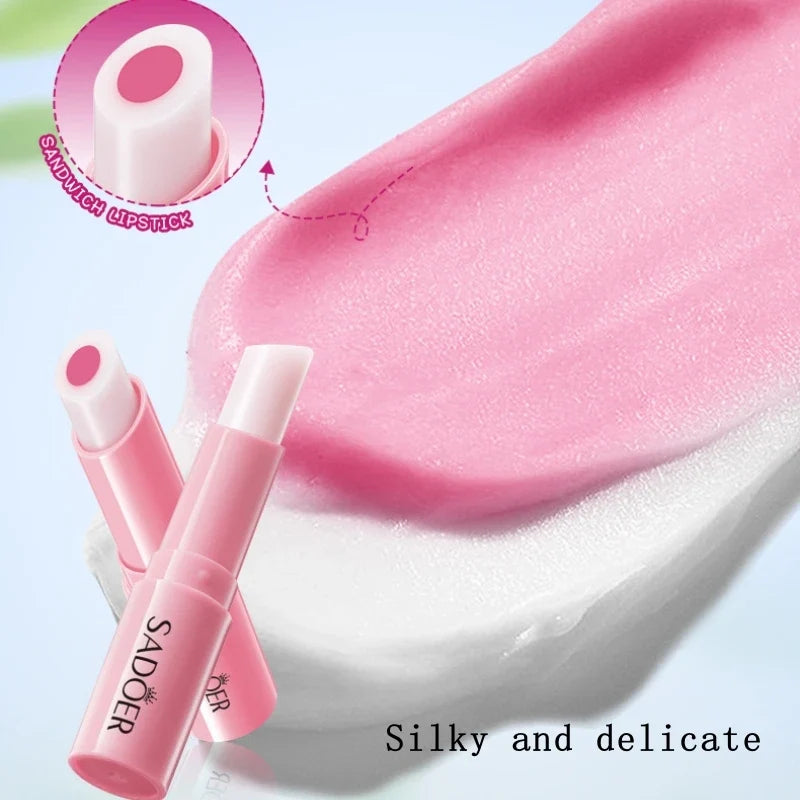SADOER Peach Color-Changing Lip Balm | 3 & 5 Pack
