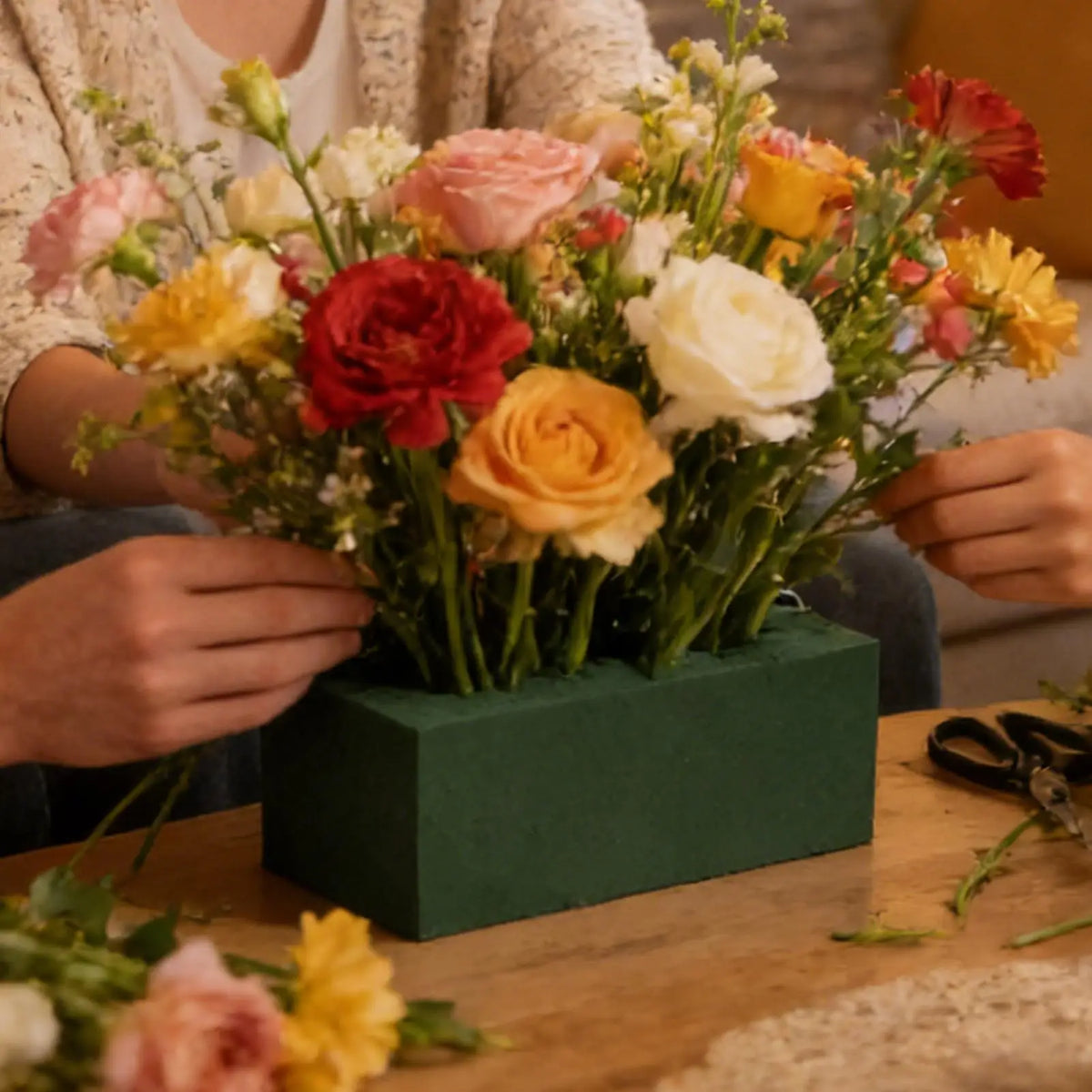 Cuttable Floral Foam Blocks – Wet & Dry Flower Arranging