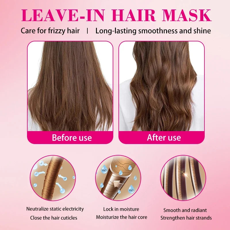 YURHERSU No-Wash Hair Mask – Smooth, Lightweight & Non-Greasy