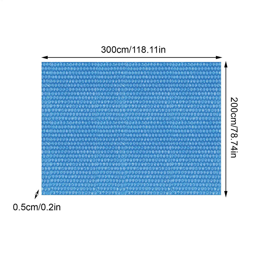 Solar Pool Cover – PE Bubble Film Heat Insulating Pool Cover