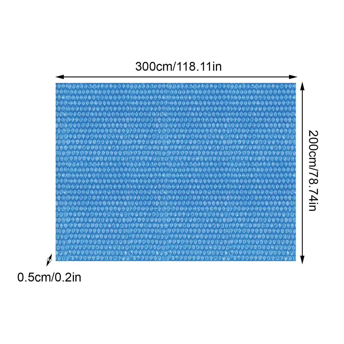 Solar Pool Cover – PE Bubble Film Heat Insulating Pool Cover