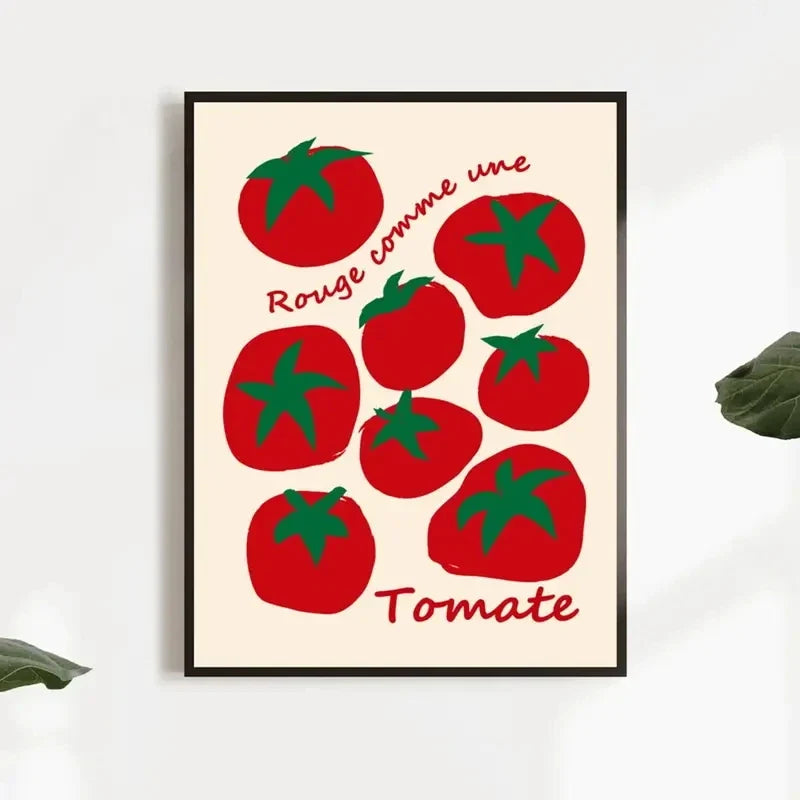Red Tomatoes Canvas Wall Art Print | Kitchen & Dining Decor