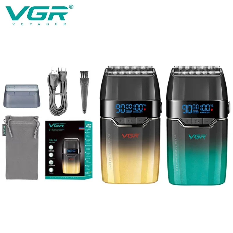 VGR V-308 Electric Shaver & Hair Trimmer | Digital Display