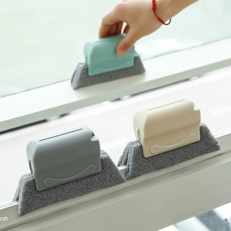 Window Track Cleaning Brush – Groove & Crevice Cleaner Set