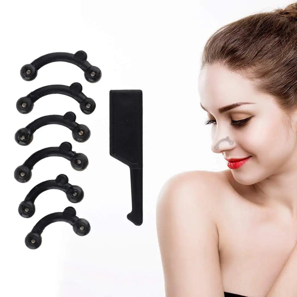 Nose Shaper Lifting Clips – 2 Sets, 3 Sizes | Silicone & Acrylic