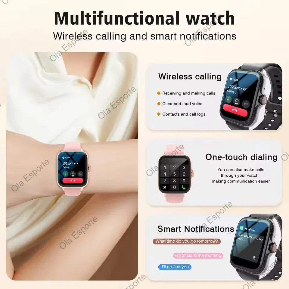 Ola Esporte 1.83" Smartwatch – Bluetooth Calls & Fitness Tracker