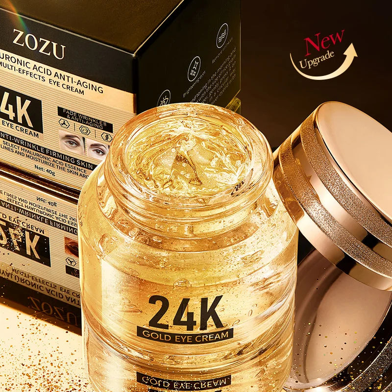 24K Gold Eye Cream 40g – Hyaluronic Acid Moisturizer