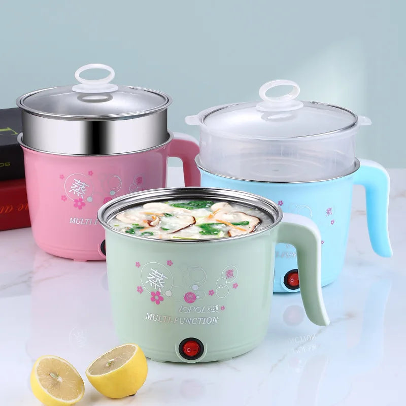BALASHOV 1.8L Mini Electric Hot Pot & Rice Cooker for 1–2 People