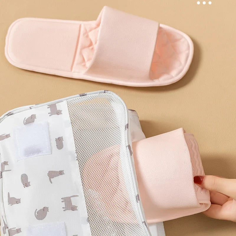 Foldable EVA Travel Slippers – Anti-Slip Quick-Dry Indoor Slides