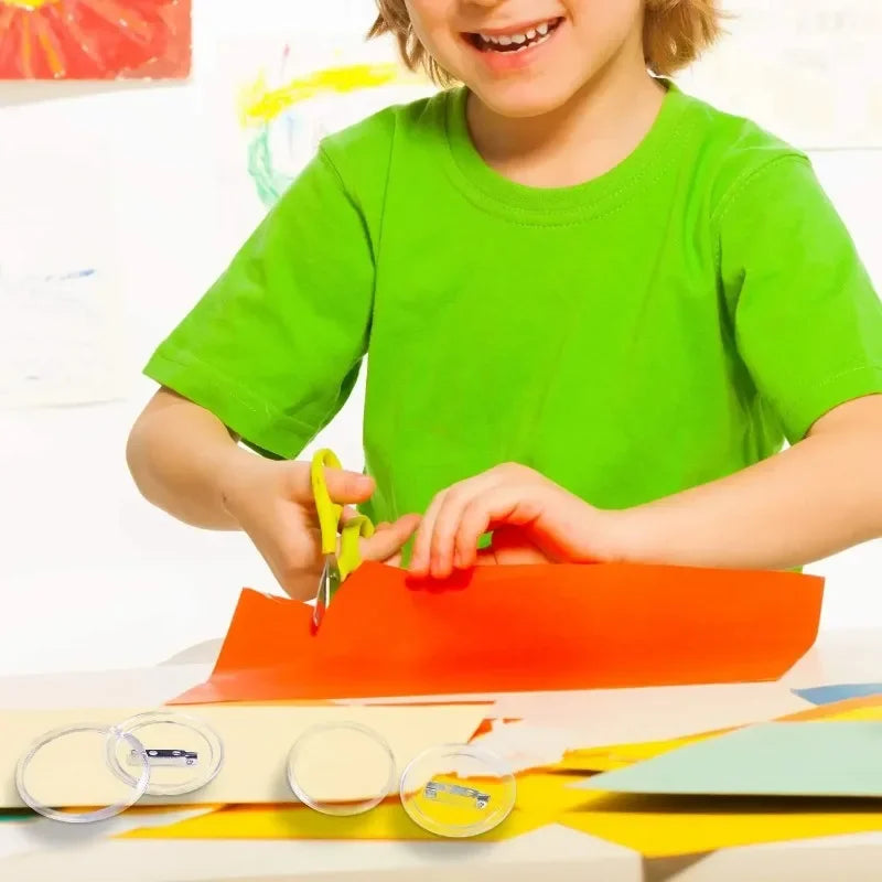 Round DIY Badge Making Kit – Custom Pin Buttons for Any Occasion