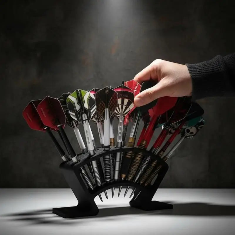 27-Slot Dart Cabinet Holder – Dart Storage Organizer for Players