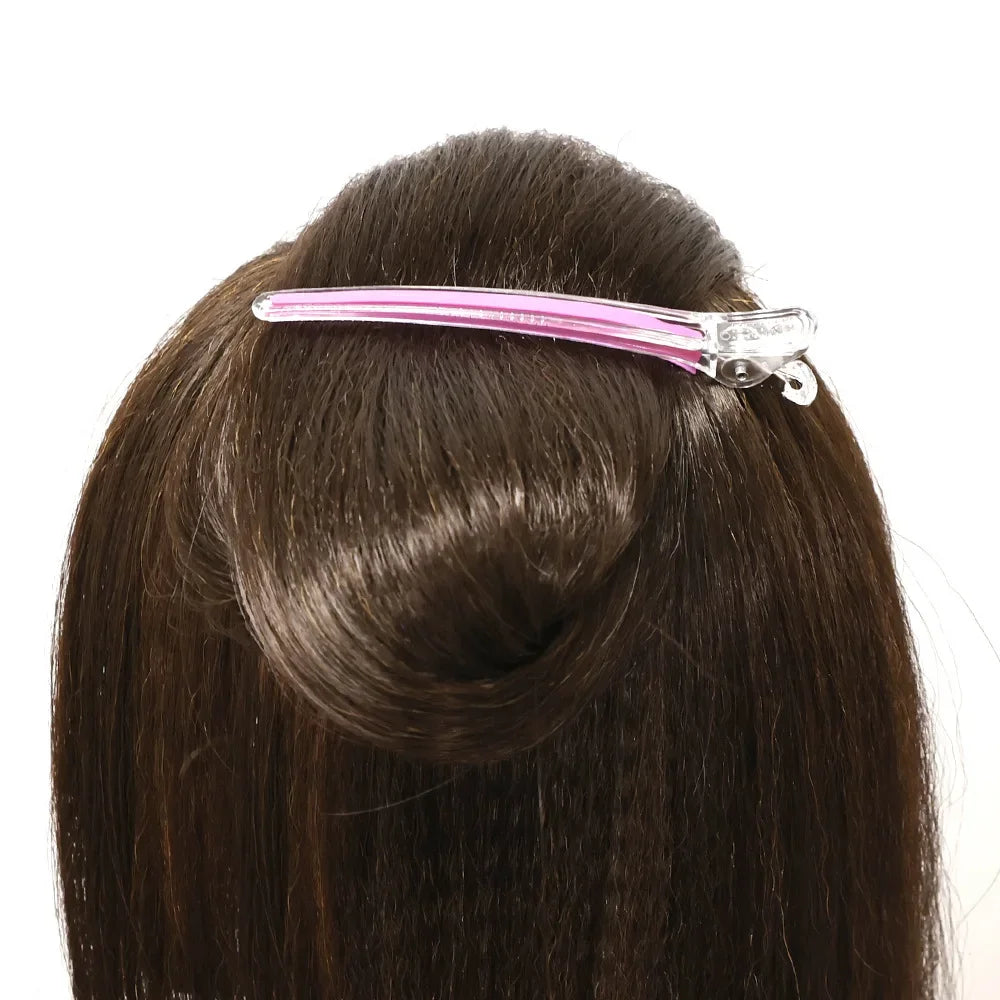 12-Pack Pro Seamless Alligator Hair Clips | Salon Sectioning Set