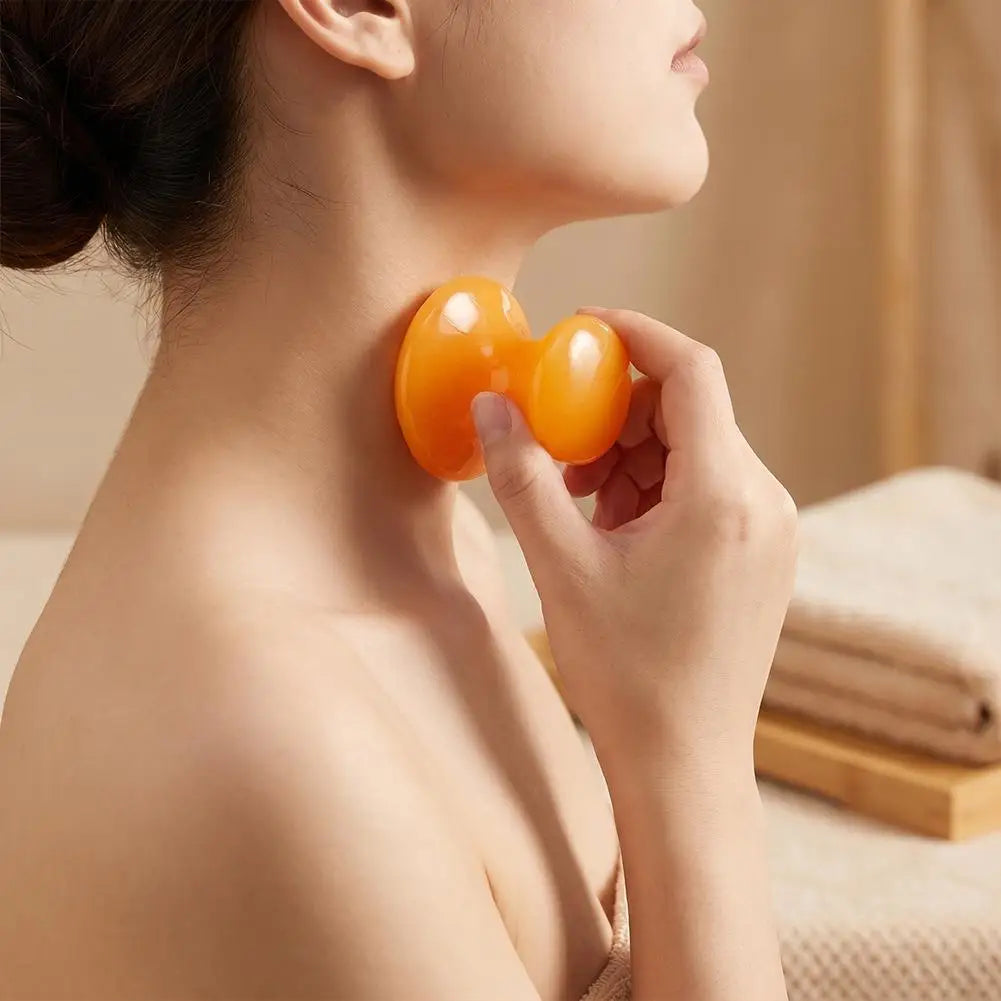 Resin Comfortable Meridian Beauty Board Massager Crystal