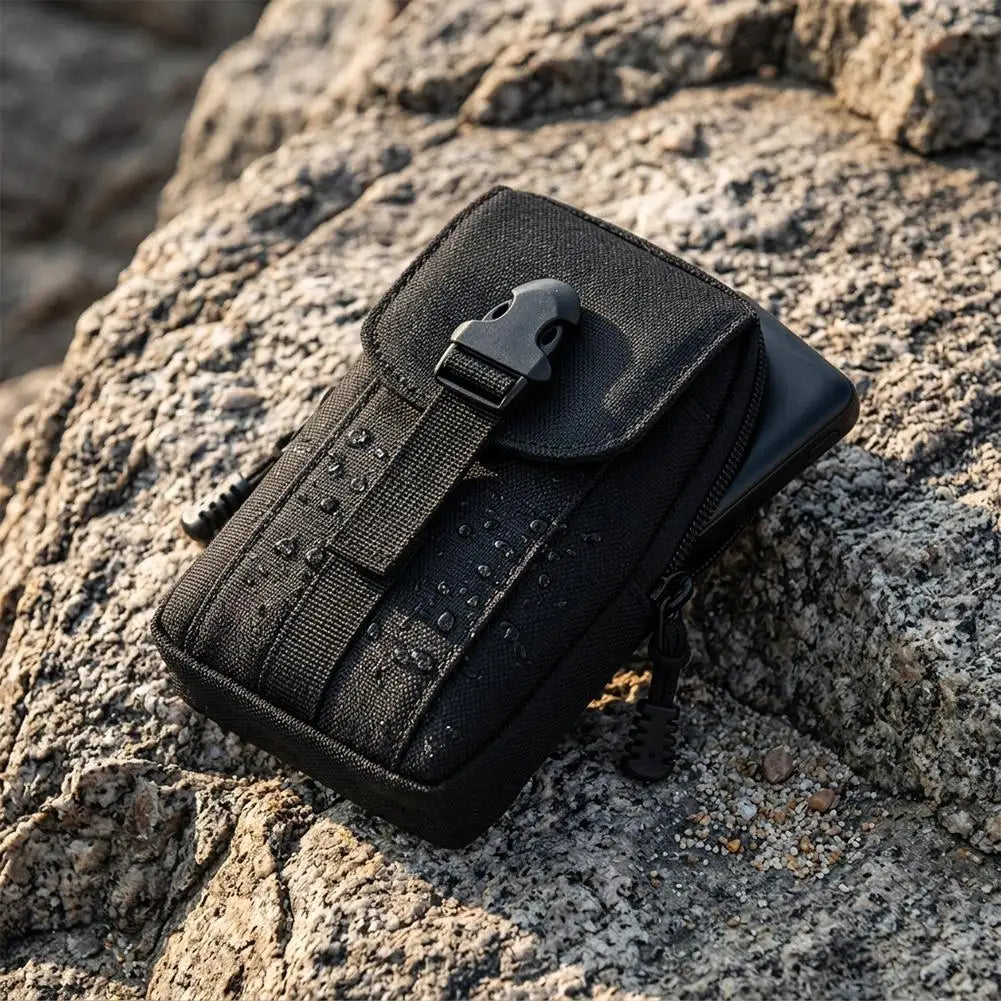 Outdoor Tactical Waist Bag Heavy Duty Oxford Phone Pouch Men's