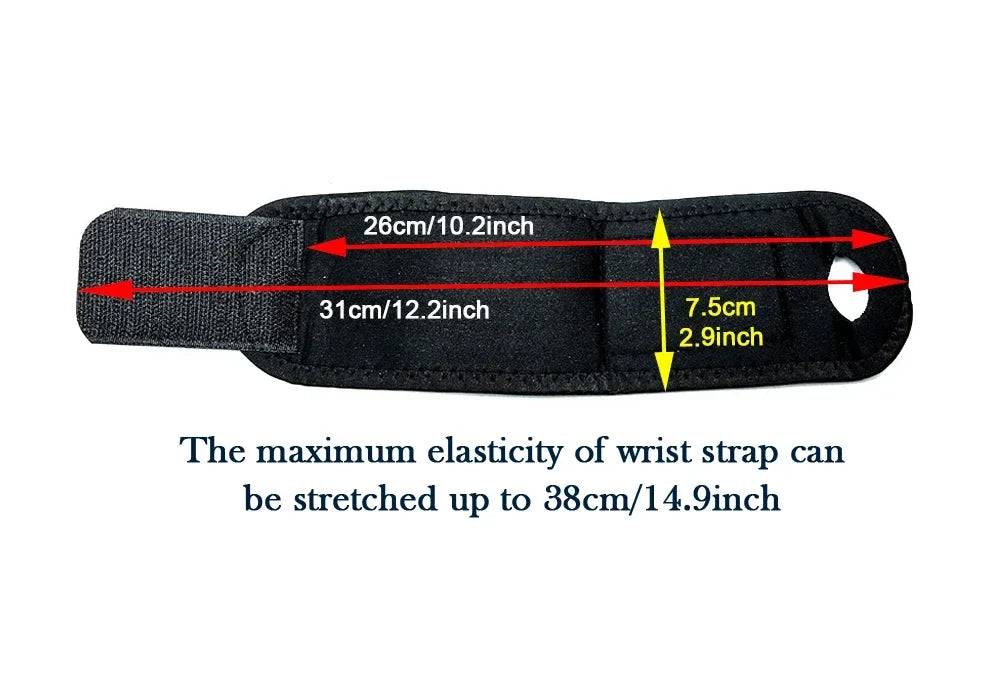 2-Pack Adjustable Wrist Support Wraps for Sports & Daily Use