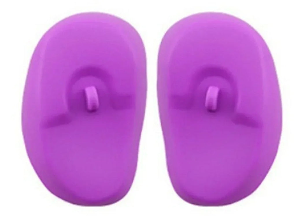 Silicone Ear Covers for Hair Dye | Reusable Salon Earmuffs