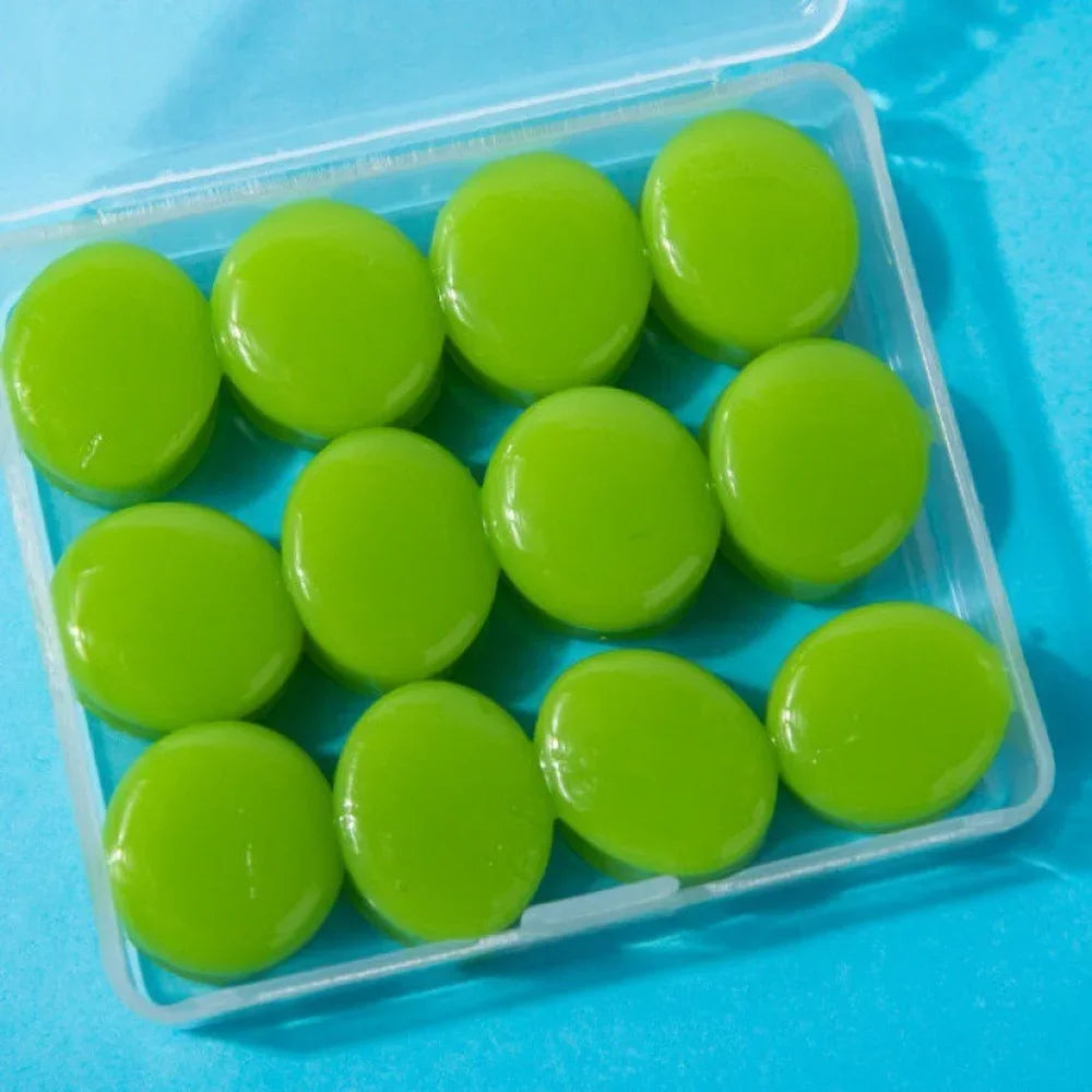 Reusable Silicone Ear Plugs for Sleep & Noise Reduction – 12 PCS