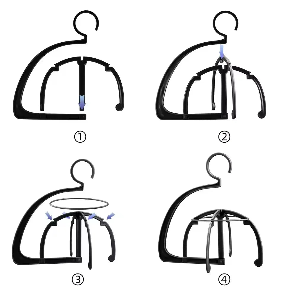 Hanging Wig Display Stand | Portable Wig Holder & Organizer