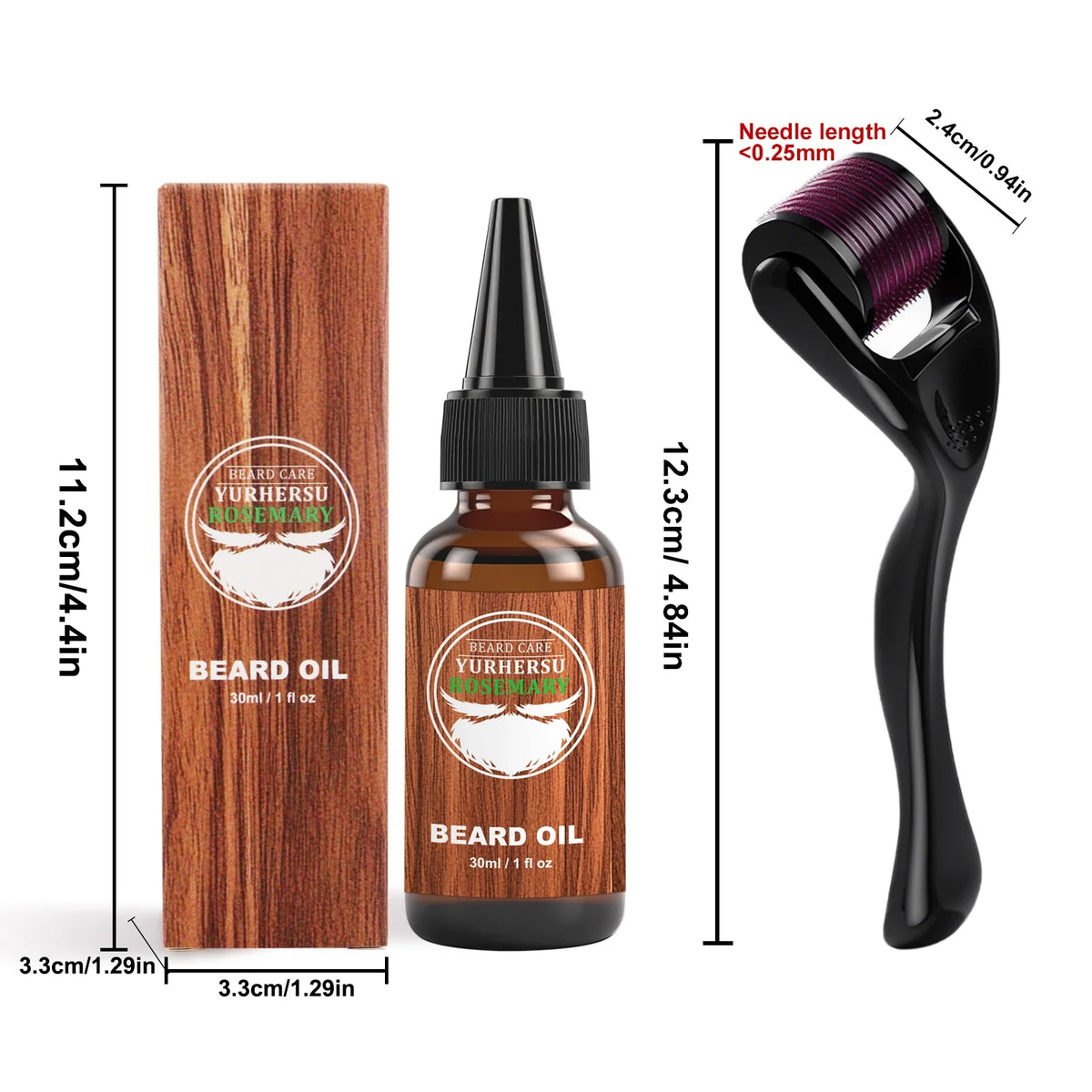 Organic Rosemary Jojoba Beard Oil – Lightweight & Non-Greasy 30ml