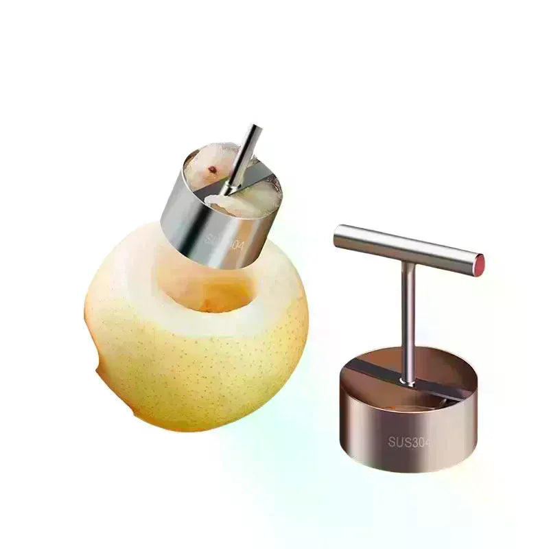 Stainless Steel Fruit Corer – Apple & Pear Core Remover
