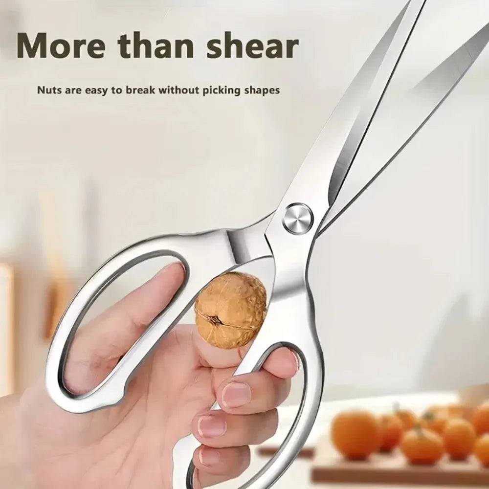Heavy-Duty Kitchen Scissors & Peeler Set | Stainless Steel 2pc