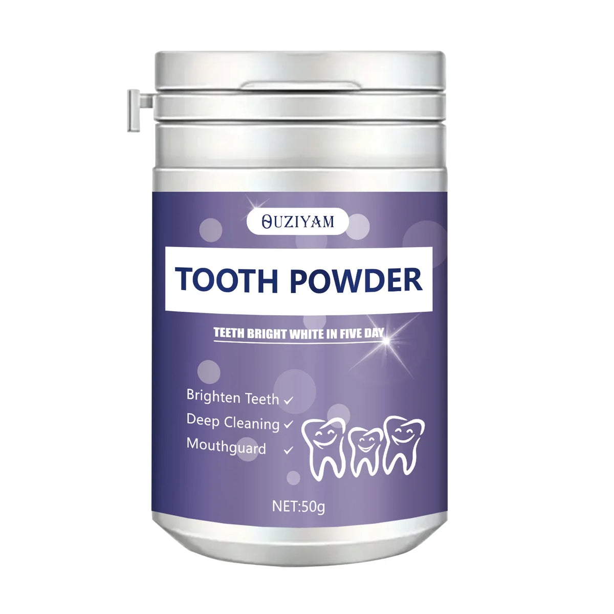 Pearl Tooth Powder – Fresh Breath & Stain Remover | 50g