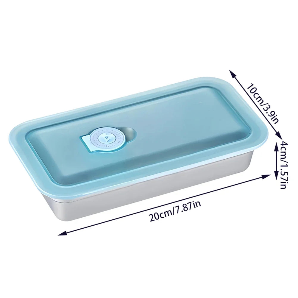 Stainless Steel Double Compartment Bento Lunch Box | 1200ml