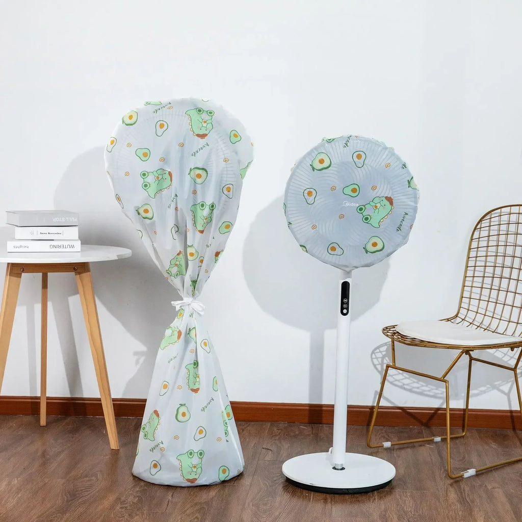 Two Washable Fan Sleeve Waterproof Dustproof Protective Standing