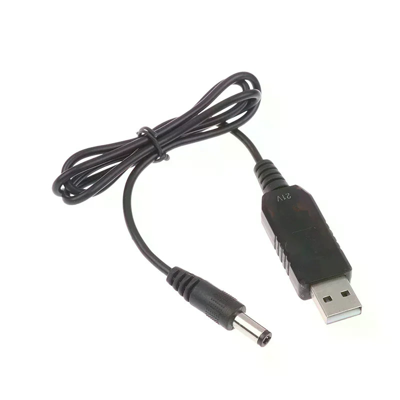 USB 5V 21V Boost Charging Cable Power Line DC Interface Lithium