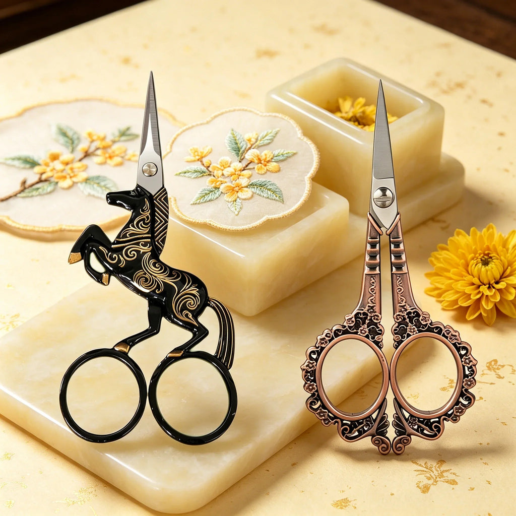 Fabric Shears & Mini Embroidery Scissors – Stainless Steel