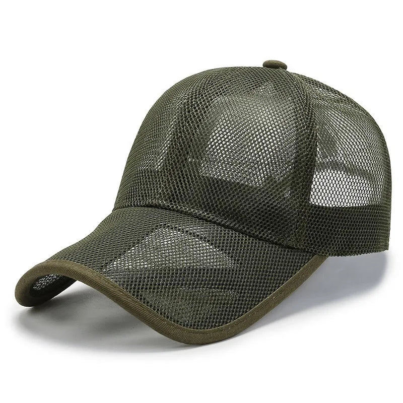 Unisex Breathable Mesh Baseball Cap – Summer Outdoor Sun Hat