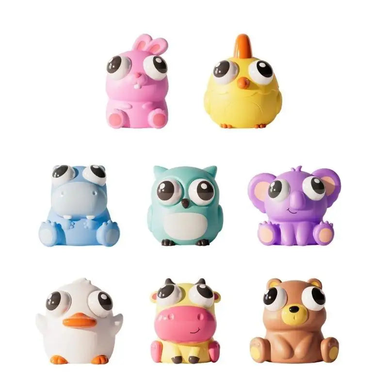 Eye Popping Squeeze Toy – Stress Relief Cartoon Animal Fidget
