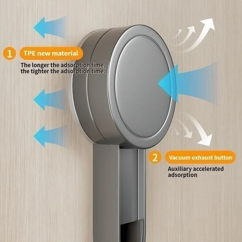 No-Drill Suction Cup Wall Hooks – Waterproof Removable Hangers