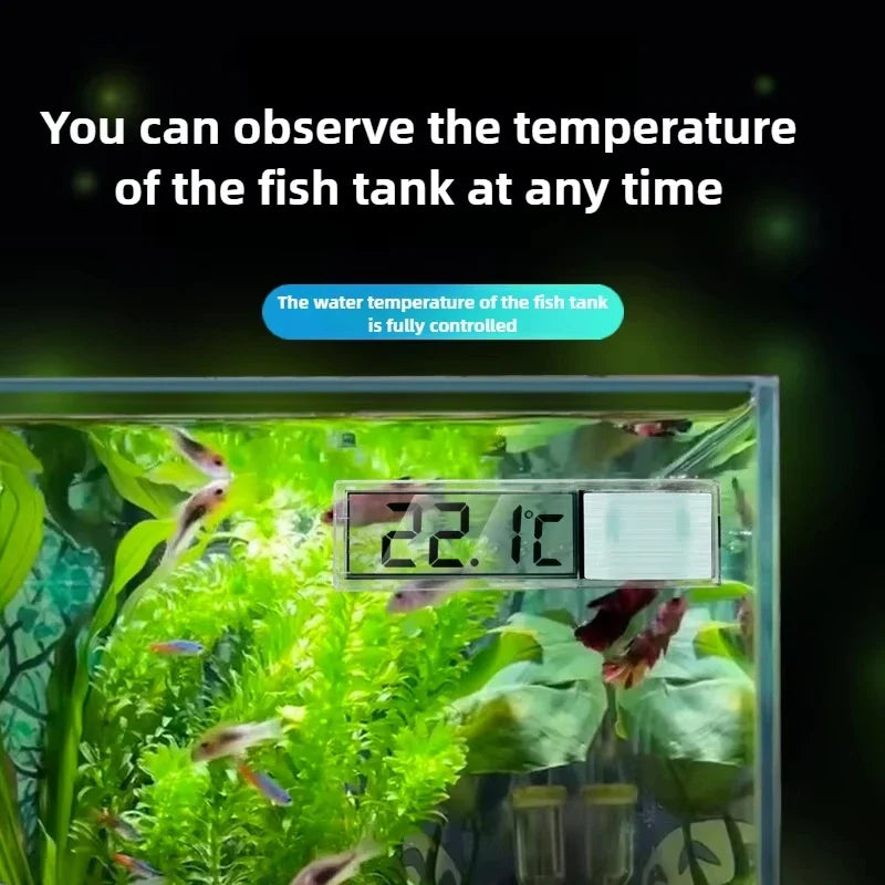 3D Digital Aquarium Fish Tank Thermometer | Temp Meter