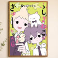 Wonder Cat Kyuu-chan PVC Peel-and-Stick HD Wall Poster