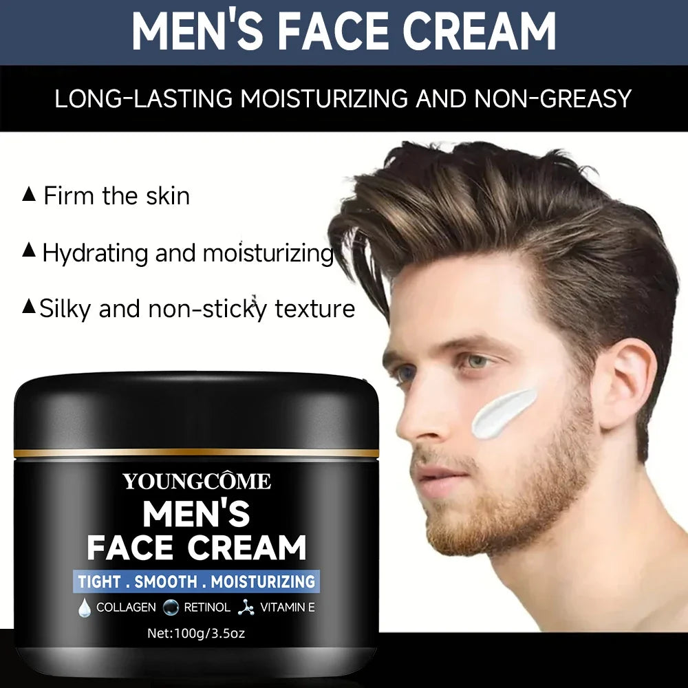 Men's Collagen & Retinol Face Cream – Hydrating, Anti-Wrinkle