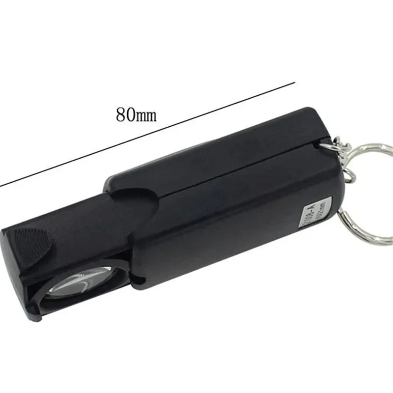 45X LED Foldable Magnifying Glass with Keychain Loupe
