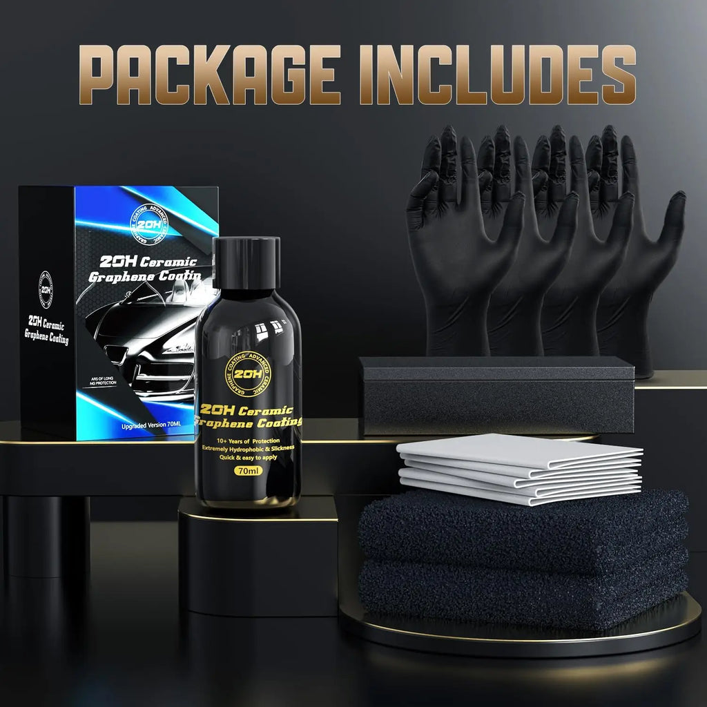 Graphene Ceramic Coating 20H Self Healing UV Track Technology Car