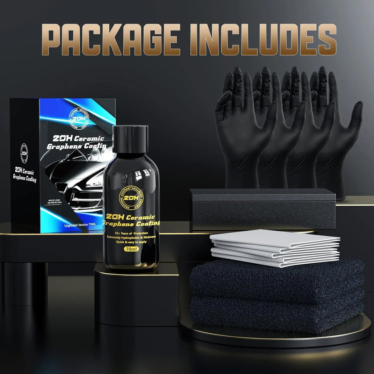 Graphene Ceramic Coating 20H Self Healing UV Track Technology Car