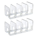Handbag Storage Rack Organizer 4 Slots Transparent Closet Purse