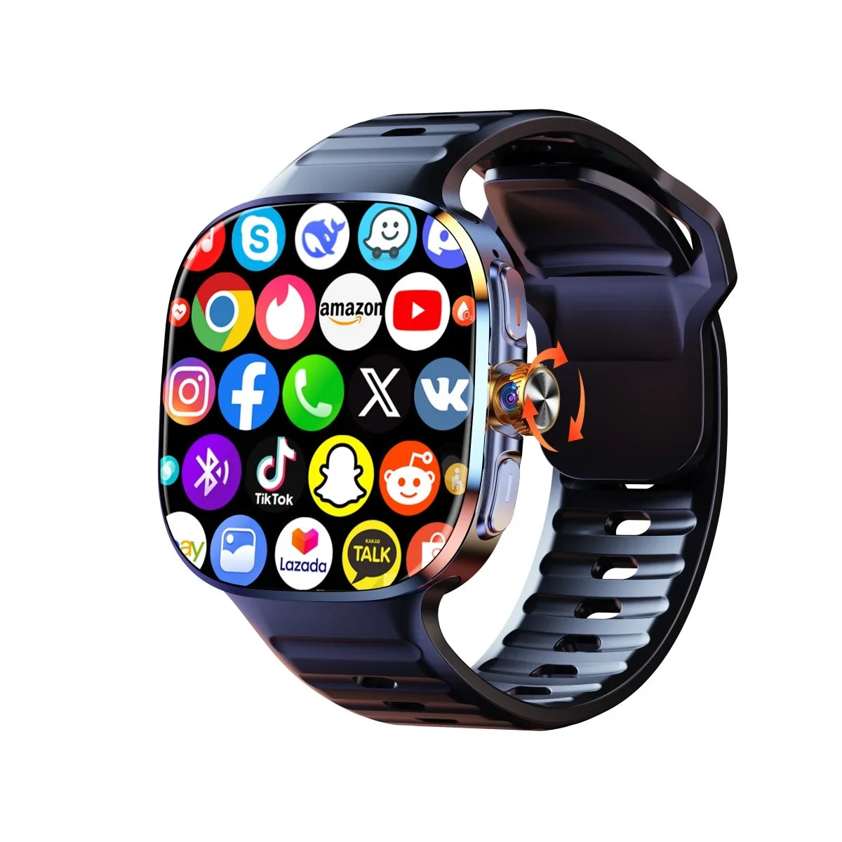 Zestbolt M99 Mini Android 13 Smart Watch 4G SIM GPS AMOLED