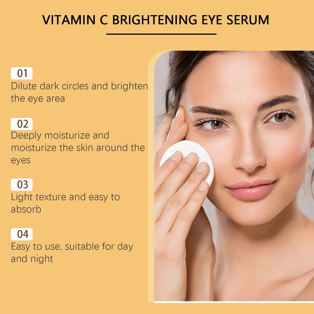 Vitamin C Eye Cream – Brighten, Firm & Hydrate Under Eyes