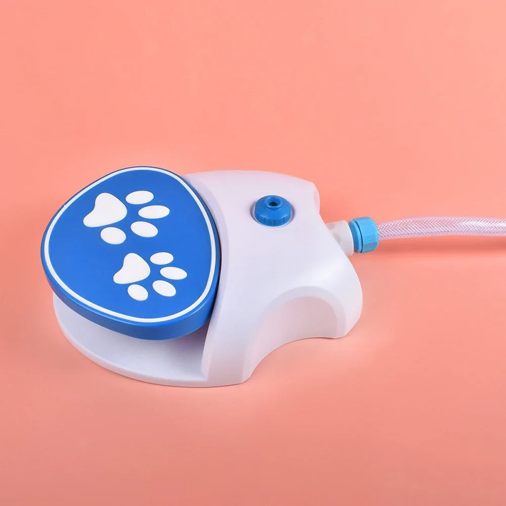 Step-On Dog Water Sprinkler | Paw-Activated Outdoor Pet Fountain